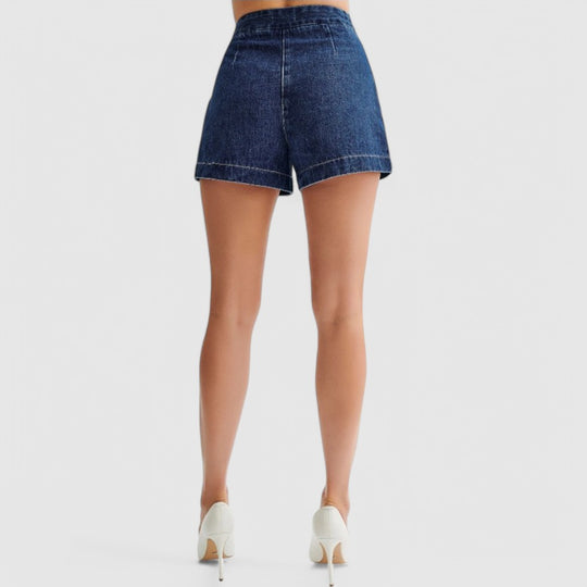 Denim Bermuda Shorts Women Relaxed Fit Modern Streetwear