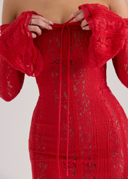 Auvelle | Romance Lace Evening Gown