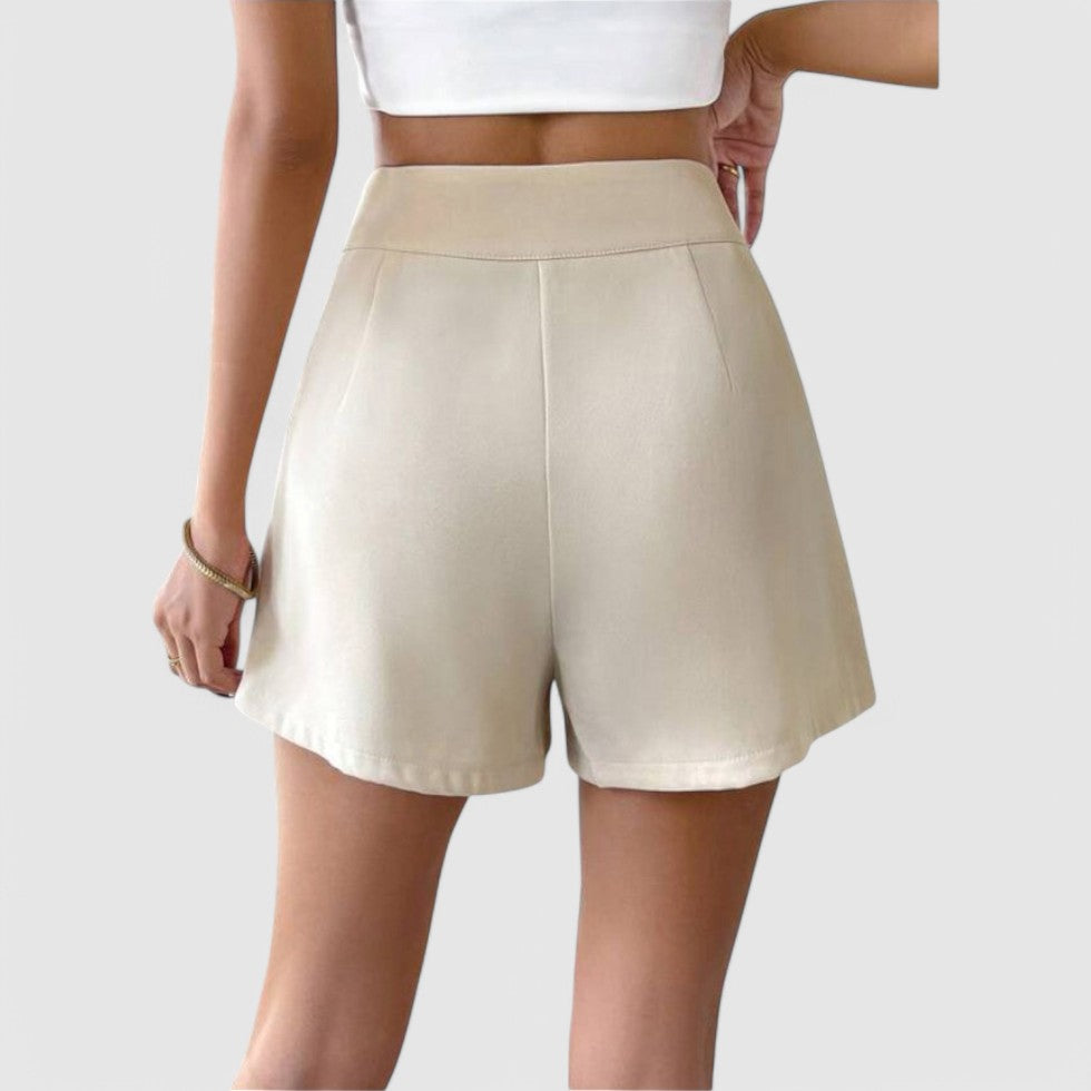 High Waisted Tailored Shorts Smart Spring Staple